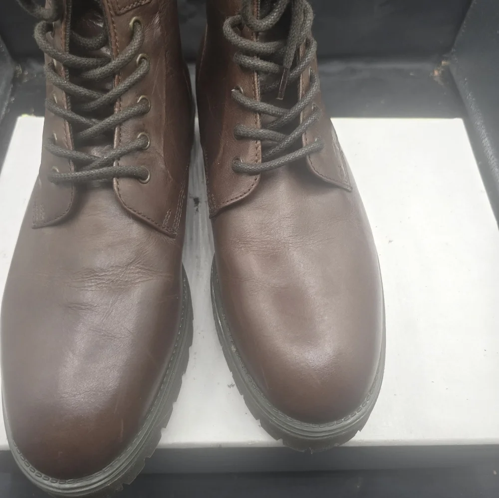 Men's Classic Brown Leather‎ Boots